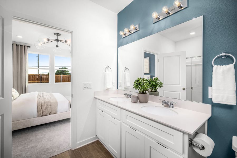 Representative furnished interior of a home built from the Afton by Centex in Larson Crossing, Elgin (Image 4). Representative furnished interior of a home built from the Afton by Centex in Larson Crossing, Elgin (Image 4).