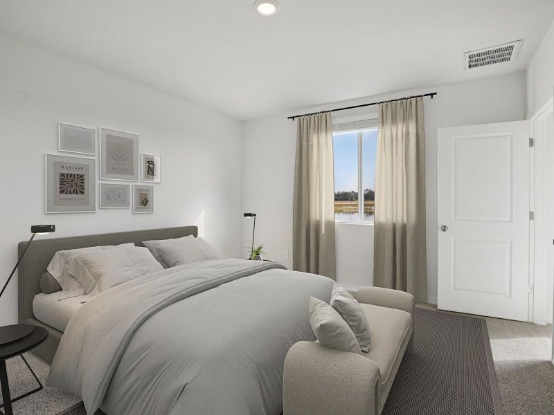 Furnished interior view inside a new home in Magnolia Bay - Premier Series, Nokomis (Image 10).