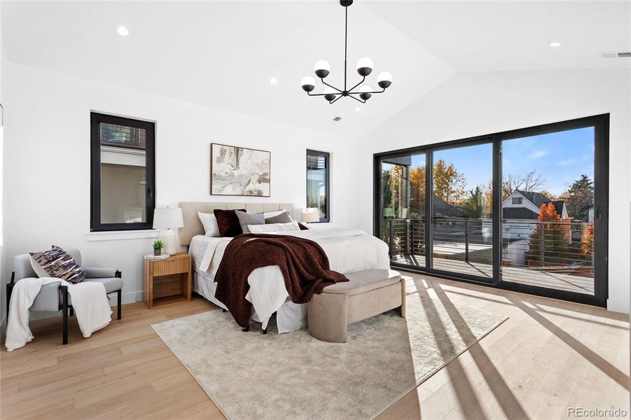 Furnished interior view inside a new home in , Denver (Image 18).