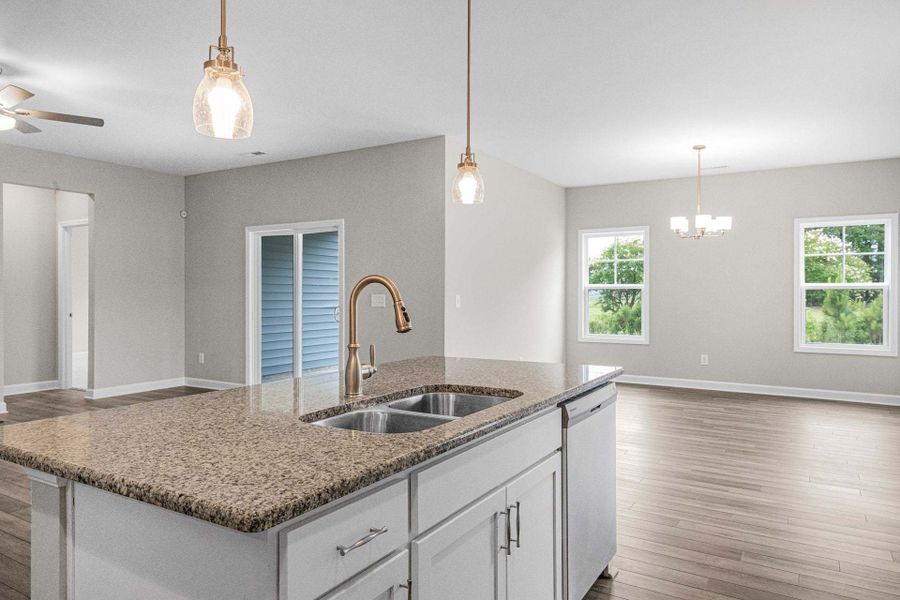 Representative furnished interior of a home built from the Dogwood by Caviness & Cates Communities in Maggie Way, Wendell (Image 106).