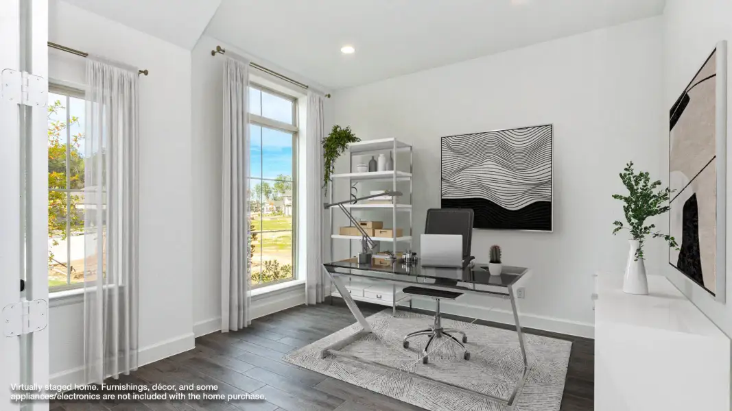 Furnished interior view inside a new home in Silo Mills, Cleburne (Image 4).
