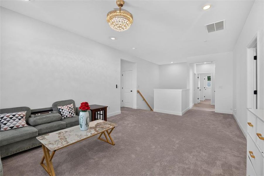 Furnished interior view inside a new home in Bailey Fence, Dacula (Image 27).