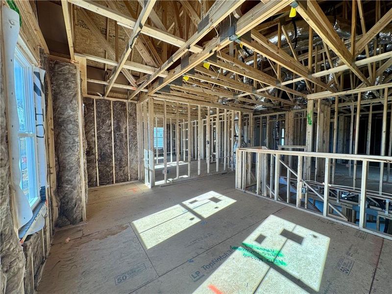 In-progress construction of a new home in , Flowery Branch, GA (Image 11).
