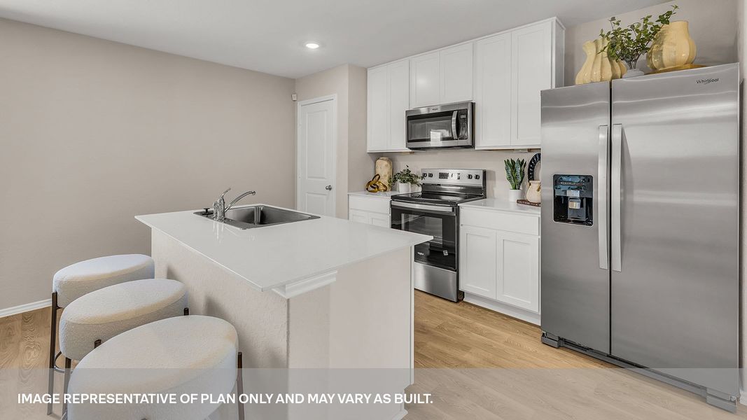 Furnished interior view inside a new home in Spring Valley, New Braunfels (Image 12).