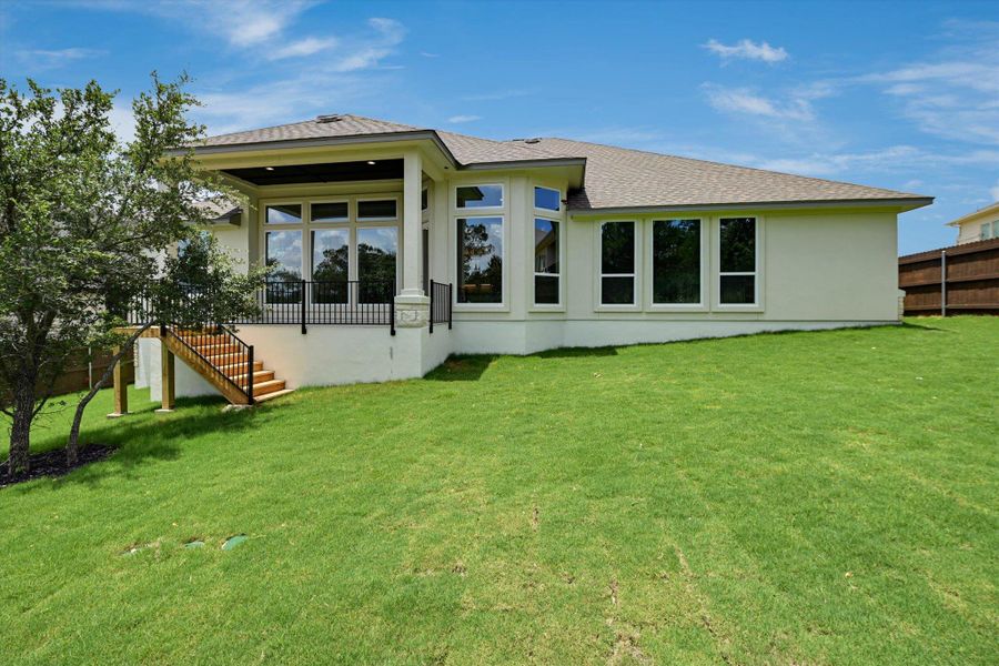 Exterior details and patio area of a home in Riverstone, Georgetown (Image 18). Exterior details and patio area of a home in Riverstone, Georgetown (Image 18).