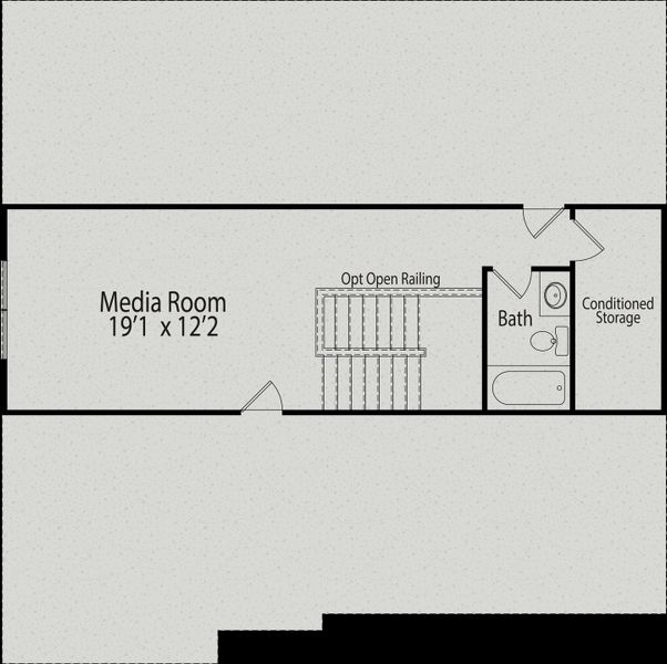 2D floor plan layout of this home in Addison West, Holly Springs, NC (Image 4). 2D floor plan layout of this home in Addison West, Holly Springs, NC (Image 4).