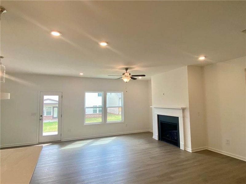Spacious, unfurnished interior of a new home in Eastlyn Crossing, Flowery Branch (Image 15). Spacious, unfurnished interior of a new home in Eastlyn Crossing, Flowery Branch (Image 15).