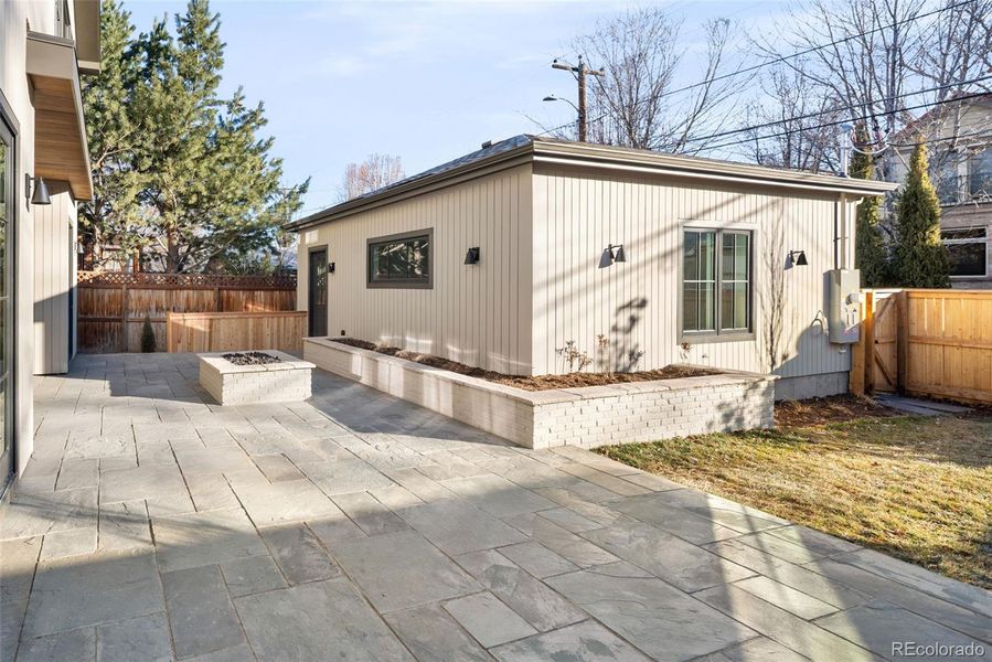 Exterior details and patio area of a home in , Denver (Image 3).