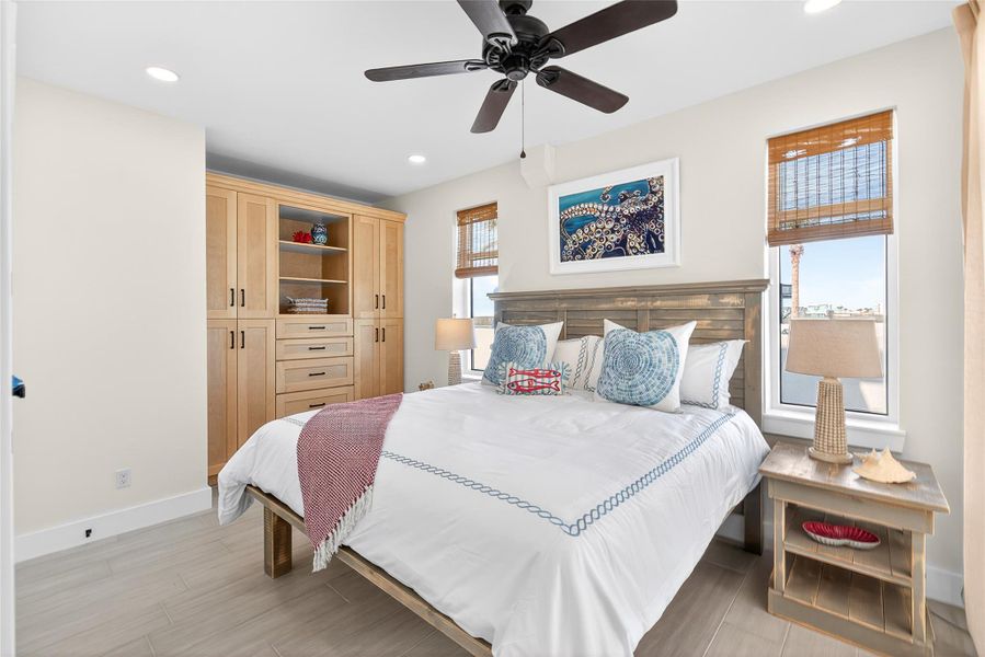 Furnished interior view inside a new home in , Port Aransas (Image 26).