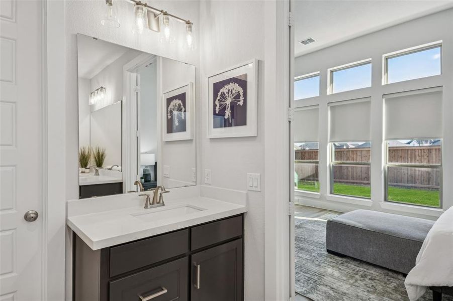Furnished interior view inside a new home in , McKinney (Image 28). Furnished interior view inside a new home in , McKinney (Image 28).