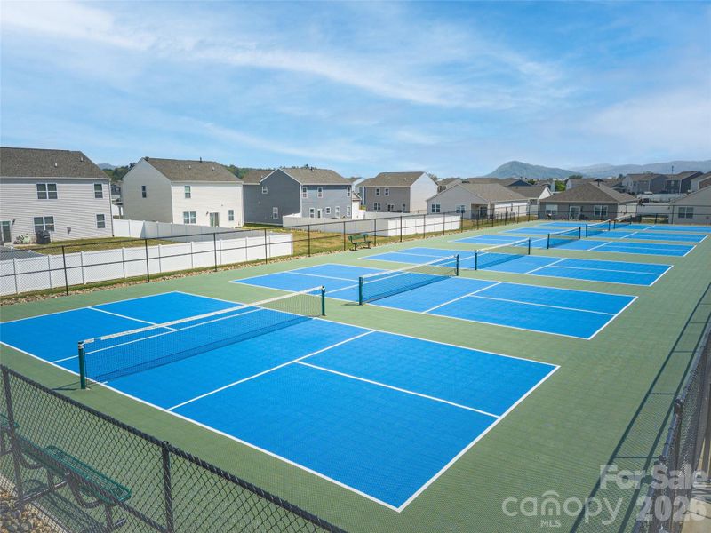 Community Pickle ball courts