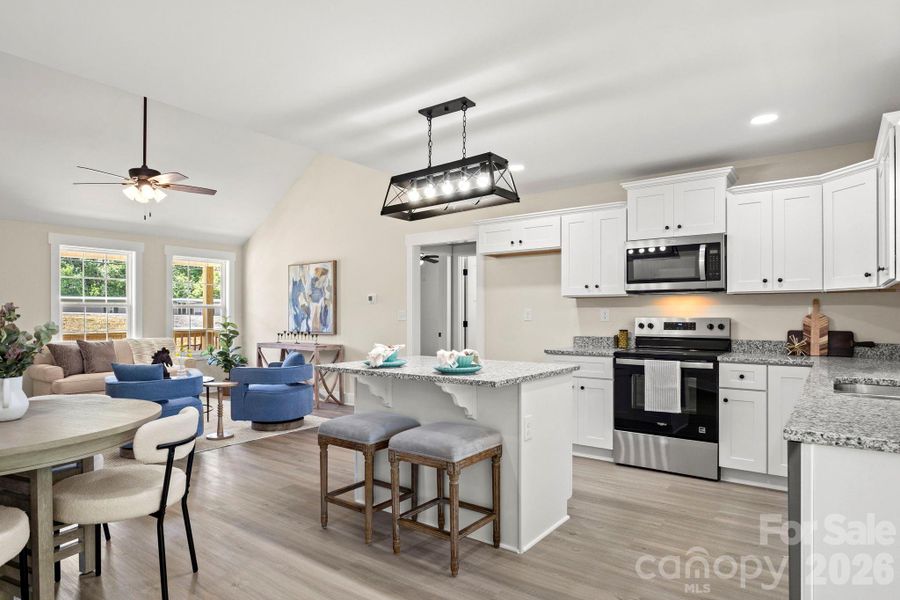 Furnished interior view inside a new home in , York (Image 14).