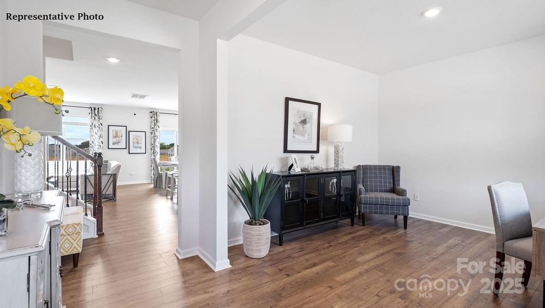 Furnished interior view inside a new home in Sonoma Hills, Charlotte (Image 6).