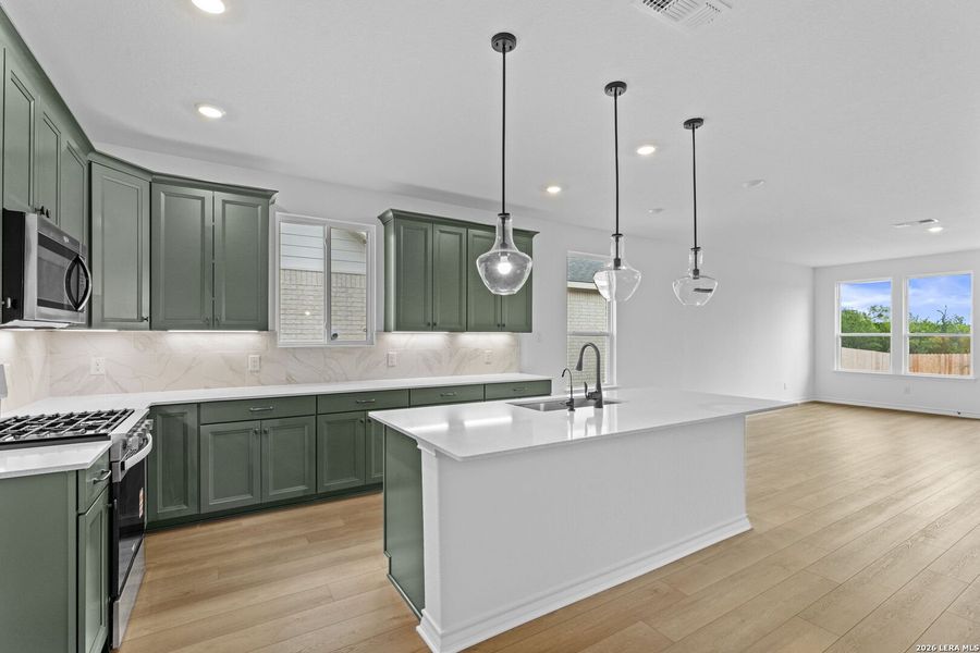Furnished interior view inside a new home in Nopal Valley, San Antonio (Image 9). Furnished interior view inside a new home in Nopal Valley, San Antonio (Image 9).