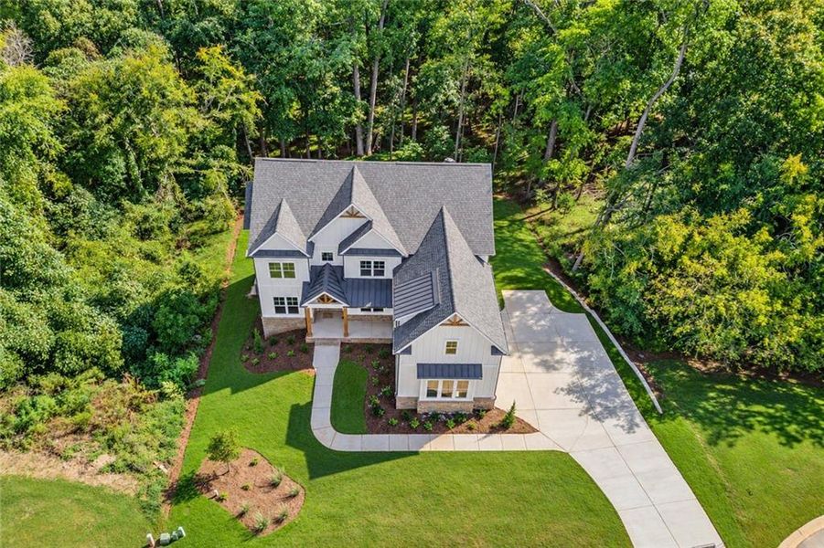 Front exterior of a new home in , Jefferson, GA, highlighting curb appeal (Image 23). Front exterior of a new home in , Jefferson, GA, highlighting curb appeal (Image 23).