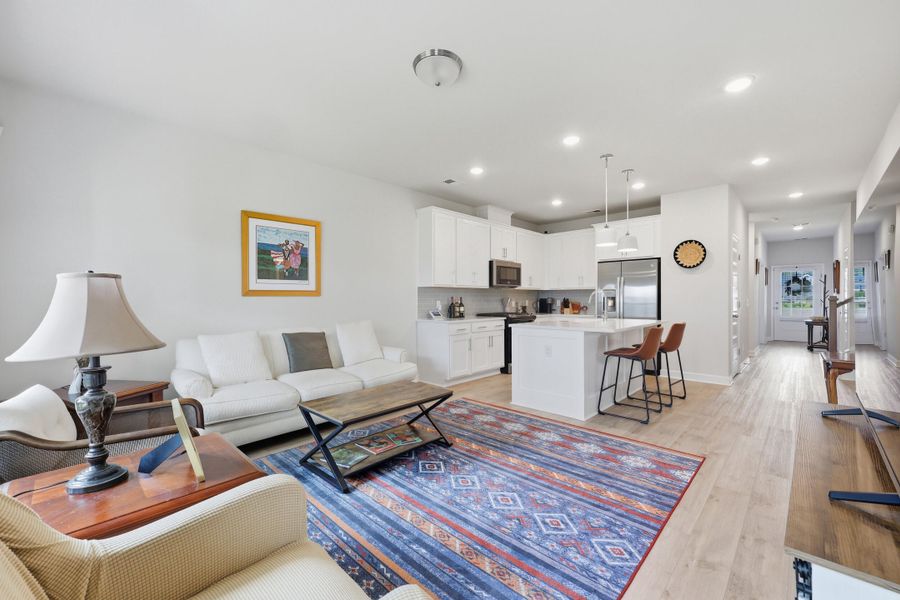 Furnished interior view inside a new home in Hammock Walk at Nexton, Summerville (Image 20). Furnished interior view inside a new home in Hammock Walk at Nexton, Summerville (Image 20).