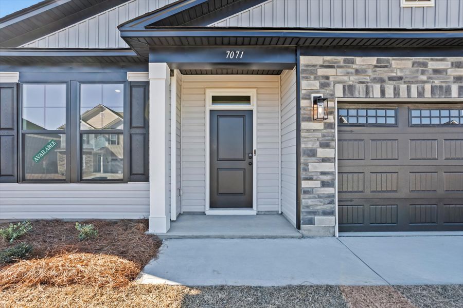 Exterior details and patio area of a home in Portrait Hills, Aiken (Image 3). Exterior details and patio area of a home in Portrait Hills, Aiken (Image 3).