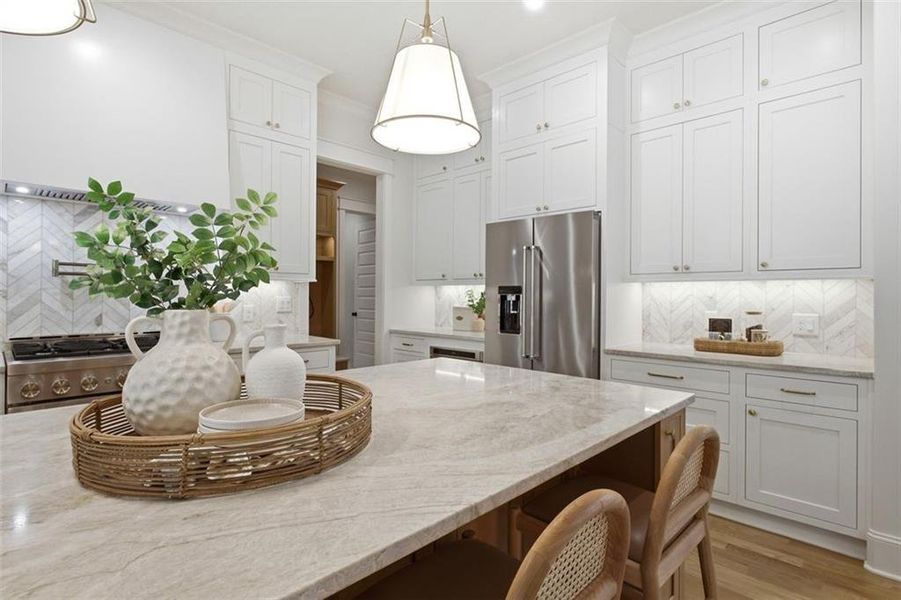 Furnished interior view inside a new home in , Marietta (Image 8).