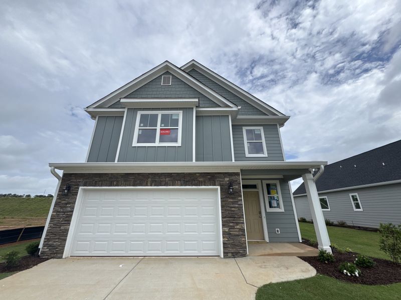 Front exterior of a new home in Tillery Park, Grovetown, GA, highlighting curb appeal (Image 11).