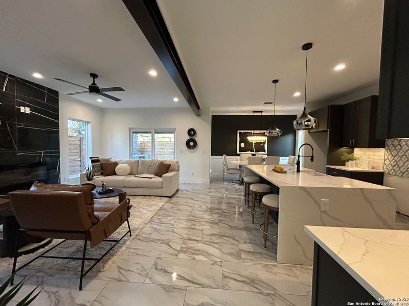 Furnished interior view inside a new home in , San Antonio (Image 6).