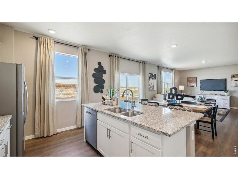 Furnished interior view inside a new home in , Fort Lupton (Image 14). Furnished interior view inside a new home in , Fort Lupton (Image 14).