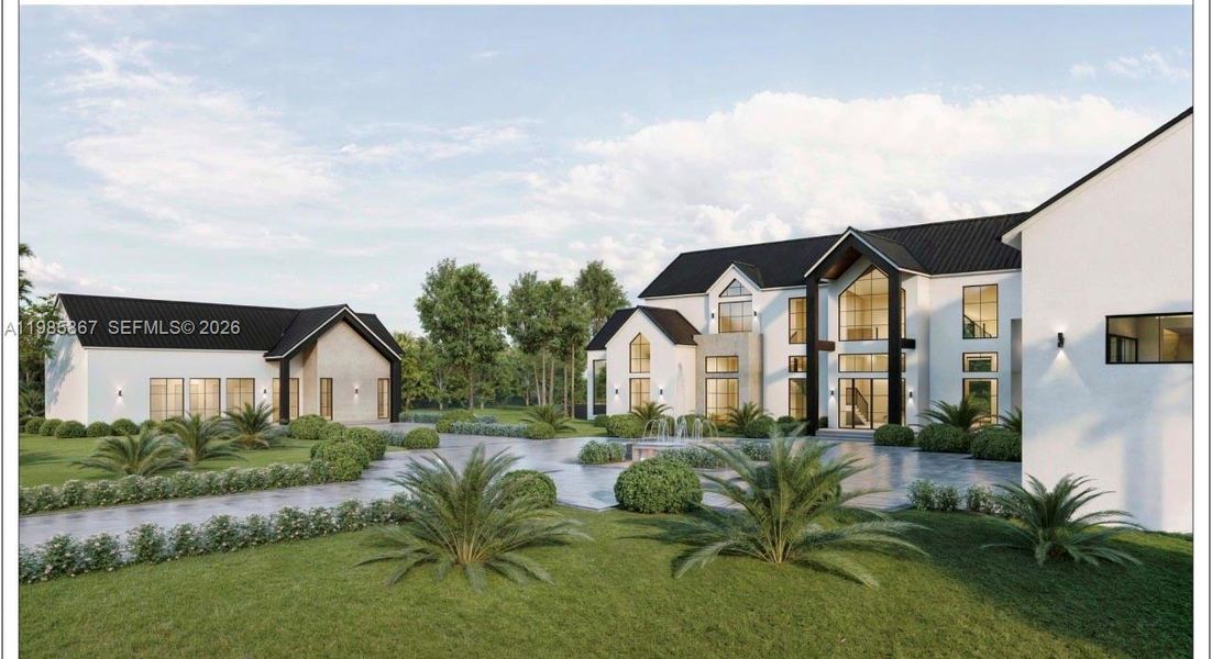 Front exterior of a new home in , Homestead, FL, highlighting curb appeal (Image 4).