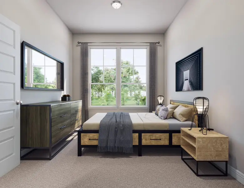 Furnished interior view inside a new home in Woodson’s Reserve, Spring (Image 3).