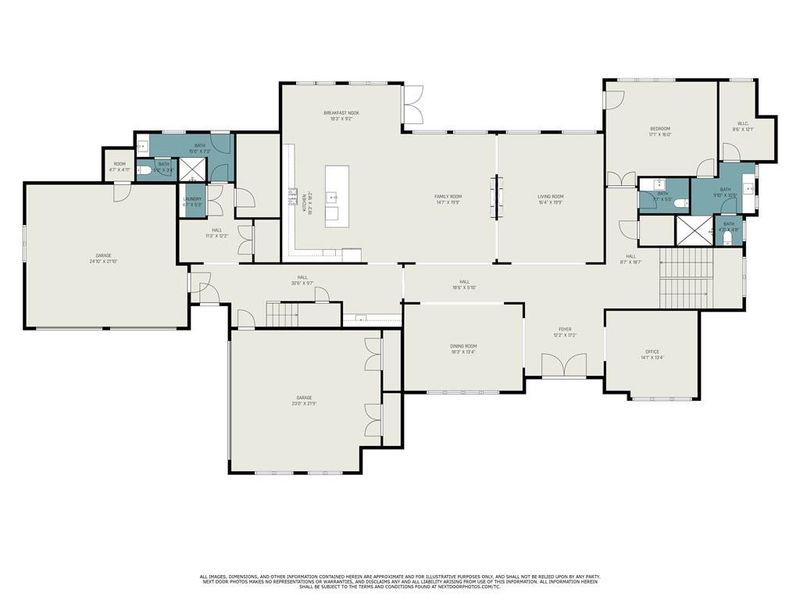 2D floor plan layout of this home in , Alpharetta, GA (Image 6).
