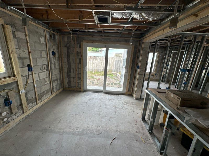 In-progress construction of a new home in , Pompano Beach, FL (Image 11).