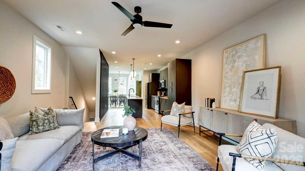 Furnished interior view inside a new home in , Charlotte (Image 6).