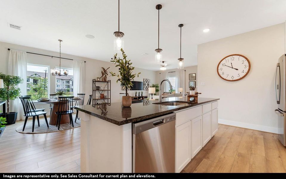 Furnished interior view inside a new home in Pecan Estates, Crosby (Image 11).