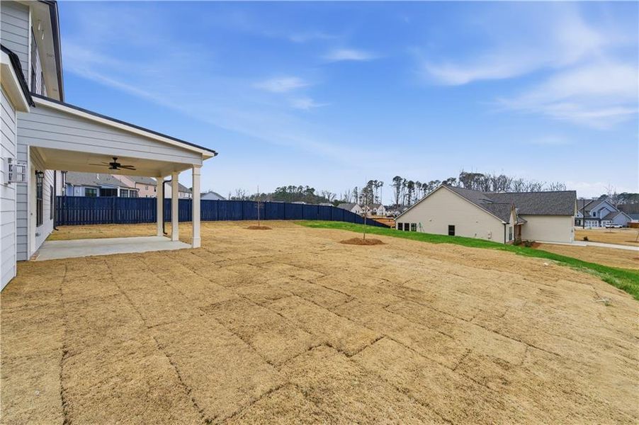 Exterior details and patio area of a home in Springside Reserve, Powder Springs (Image 21).