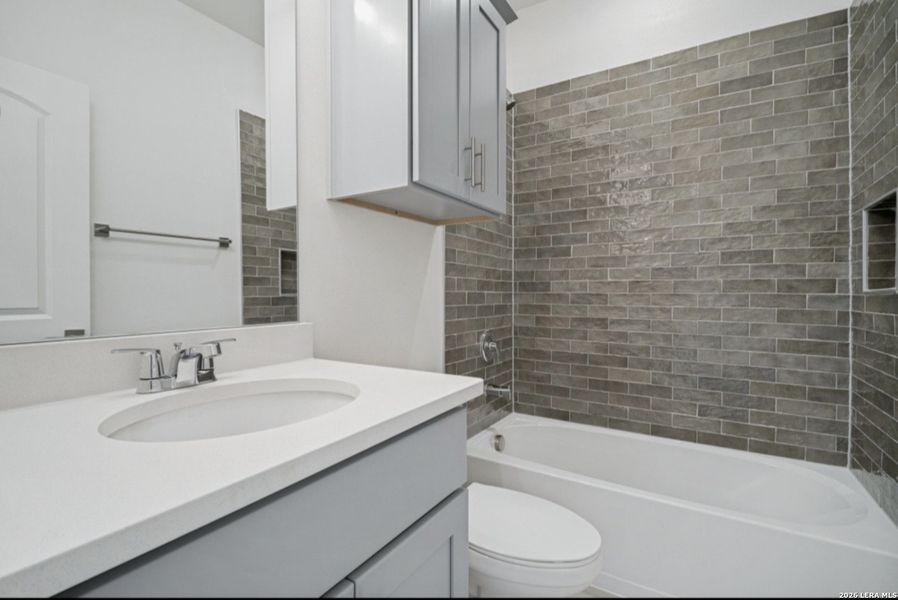Furnished interior view inside a new home in , San Antonio (Image 8).