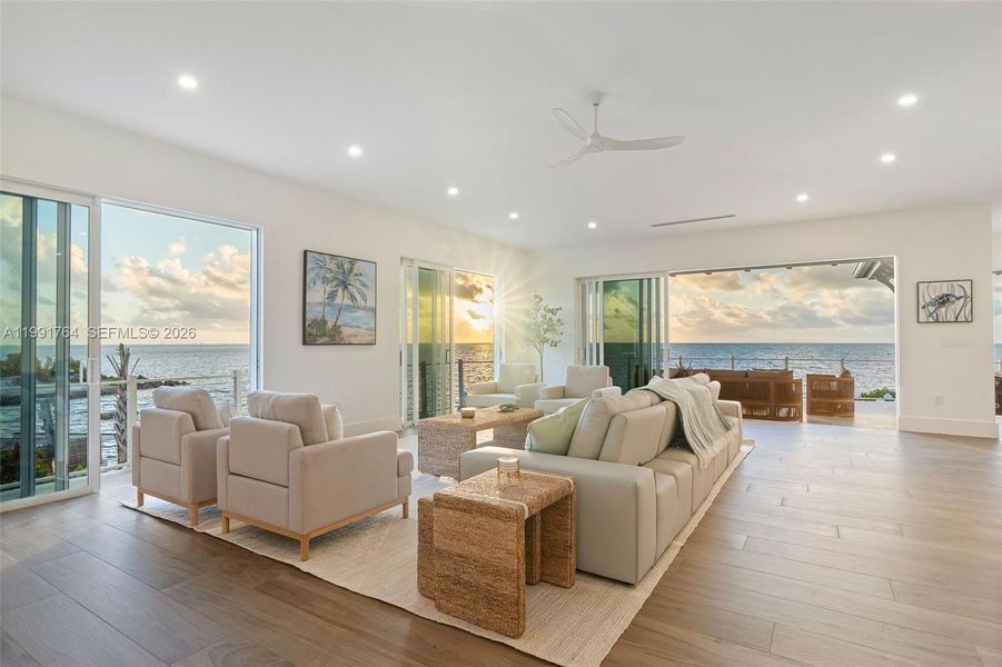 Furnished interior view inside a new home in , Key Largo (Image 8).