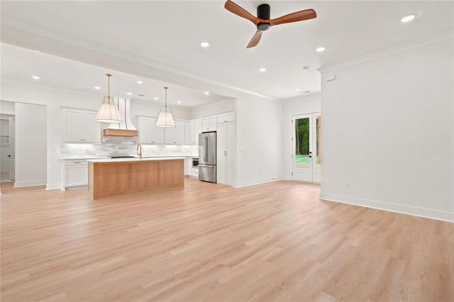 Spacious, unfurnished interior of a new home in , White (Image 24). Spacious, unfurnished interior of a new home in , White (Image 24).
