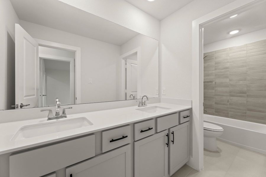 Furnished interior view inside a new home in Treeline, Justin (Image 6).