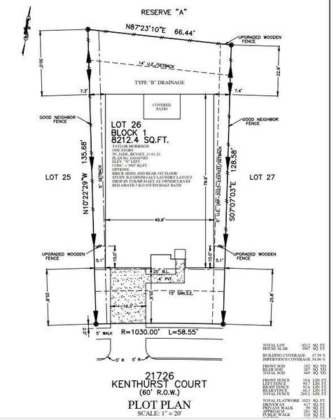 Plot Plan