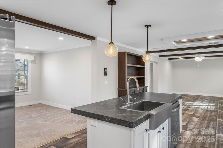 Furnished interior view inside a new home in , Weaverville (Image 10).