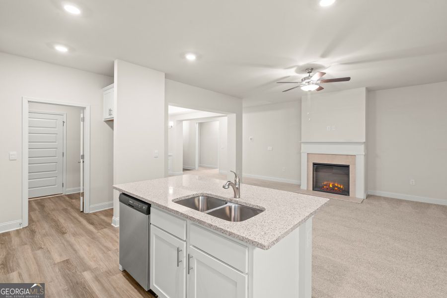 Furnished interior view inside a new home in Canterbury Villas, Carrollton (Image 4).