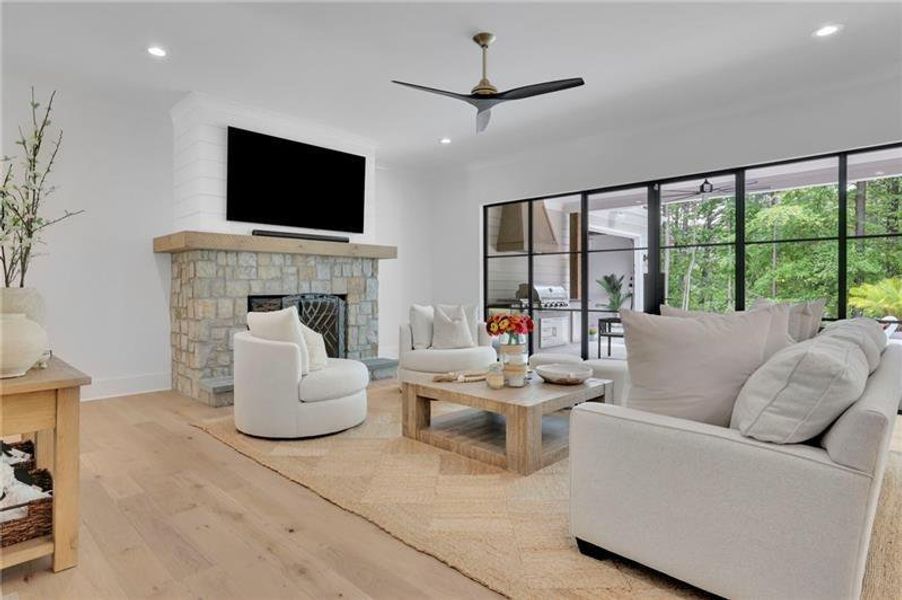 Furnished interior view inside a new home in , Canton (Image 10). Furnished interior view inside a new home in , Canton (Image 10).