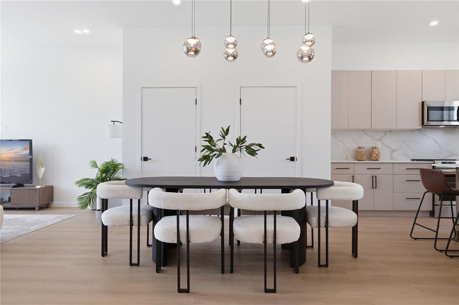Furnished interior view inside a new home in , St. Petersburg (Image 15).