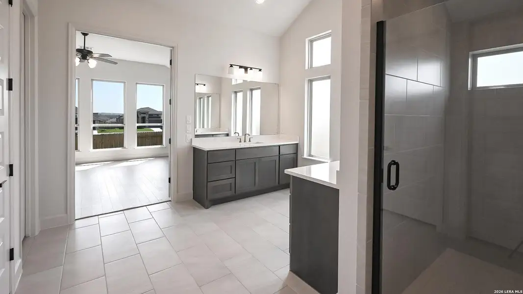 Furnished interior view inside a new home in Cibolo Valley Heights, Cibolo (Image 14).