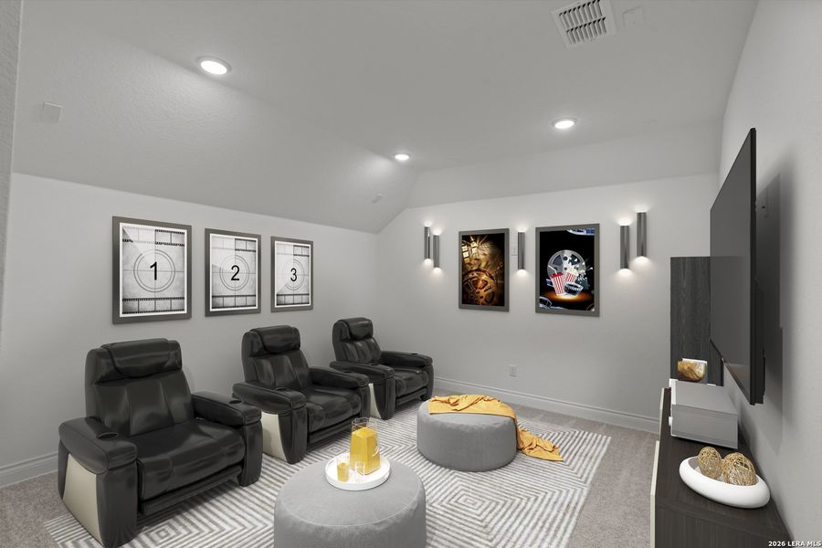 Furnished interior view inside a new home in Bison Ridge, San Antonio (Image 5).