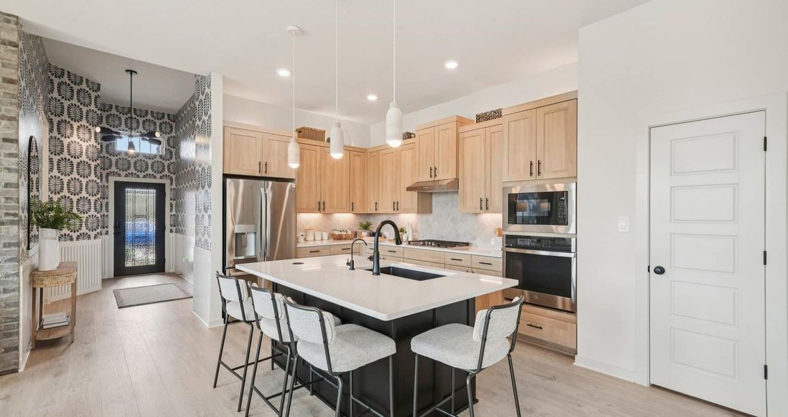Furnished interior view inside a new home in Stream Waters, Seguin (Image 7).