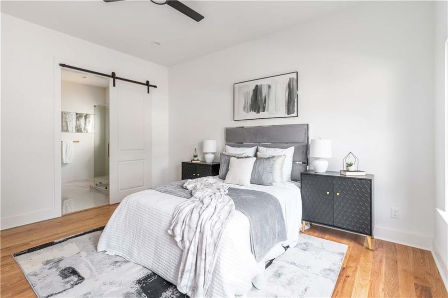 Furnished interior view inside a new home in , Decatur (Image 11).