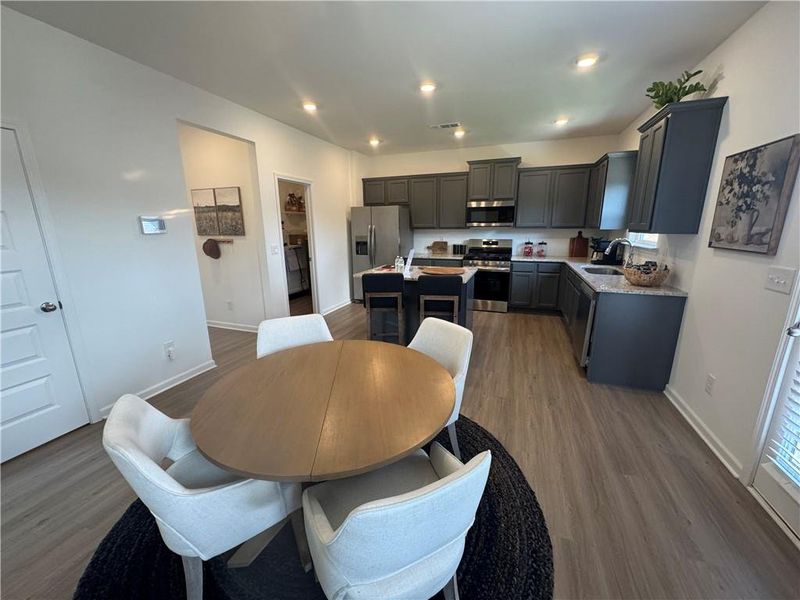 Furnished interior view inside a new home in The Reserve at Willow Oaks, Canton (Image 4).