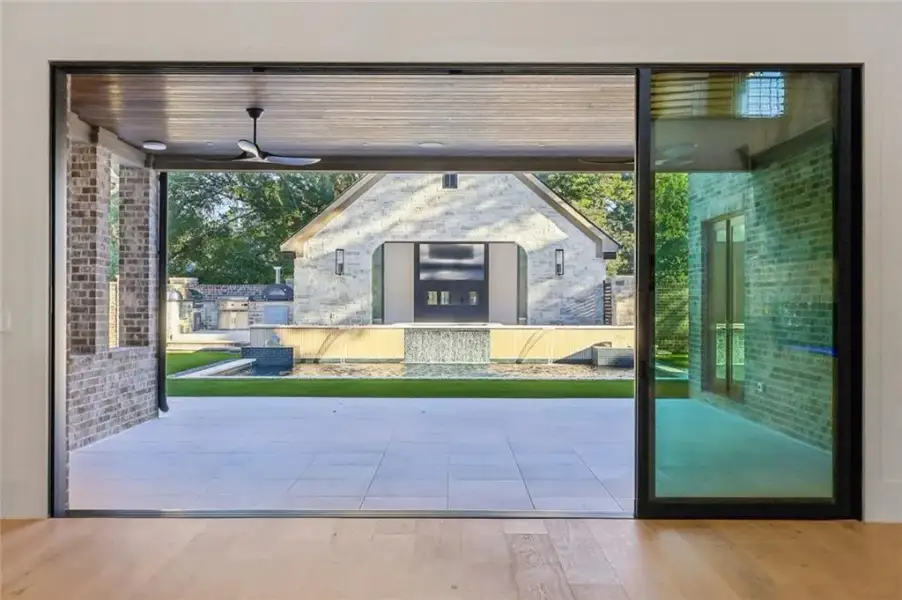 Exterior details and patio area of a home in , Alpharetta (Image 37).