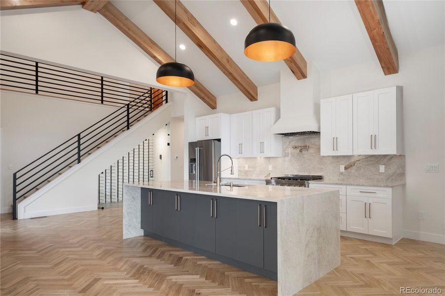 Furnished interior view inside a new home in , Granby (Image 10).