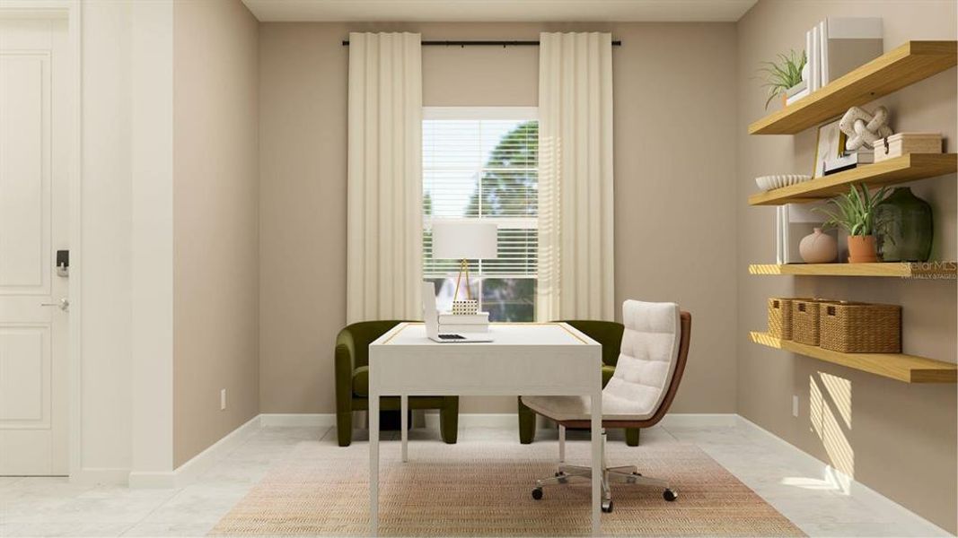 Furnished interior view inside a new home in Meadow Pointe, Groveland (Image 17).