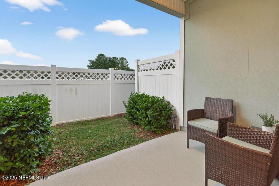 Exterior details and patio area of a home in , Orange Park (Image 17). Exterior details and patio area of a home in , Orange Park (Image 17).